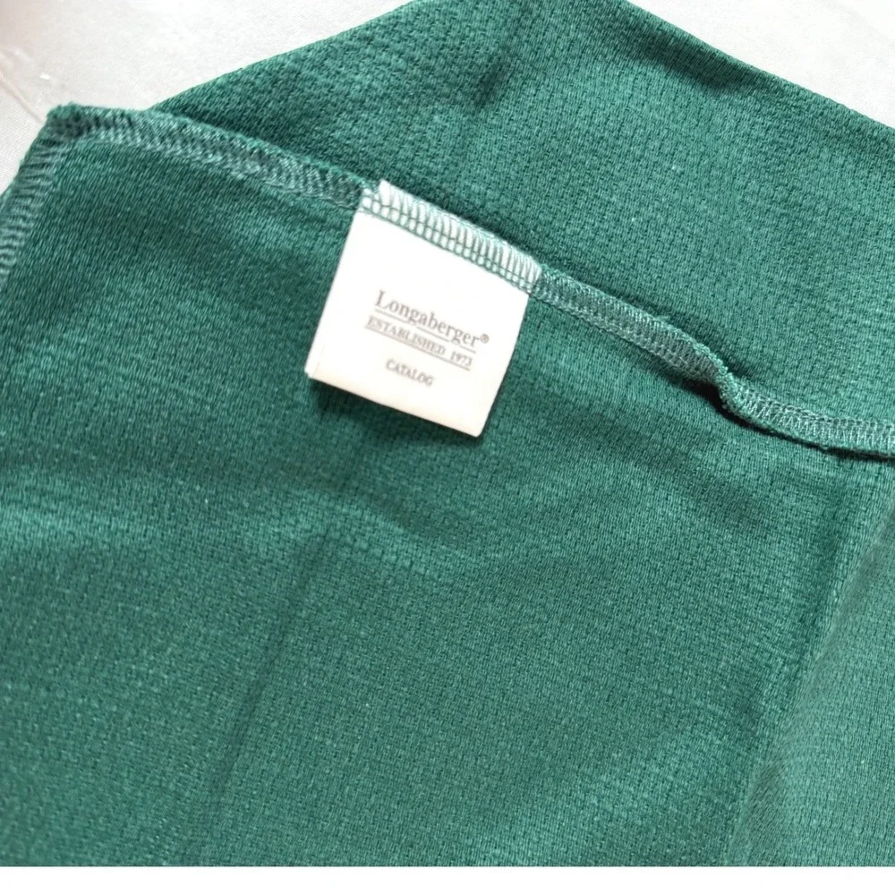 Longaberger Basket Liner Fabric Catalog Ivy Green Weave Protector Vintage‎ 85-14